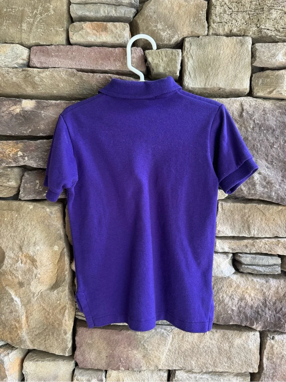Ralph Lauren Kids Purple Polo Shirt with Green Pony